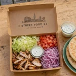 Street food 67 Strasbourg : pita, poulet mariné et sauce maison