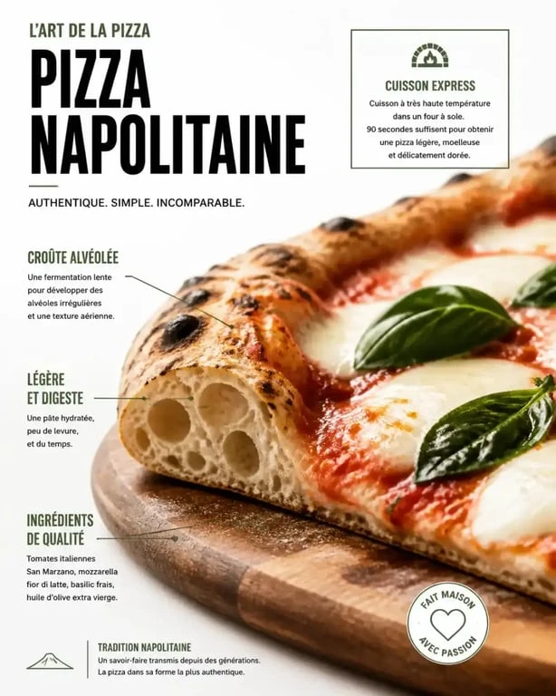 Pizza napolitaine artisanale Tranquillo Street Food