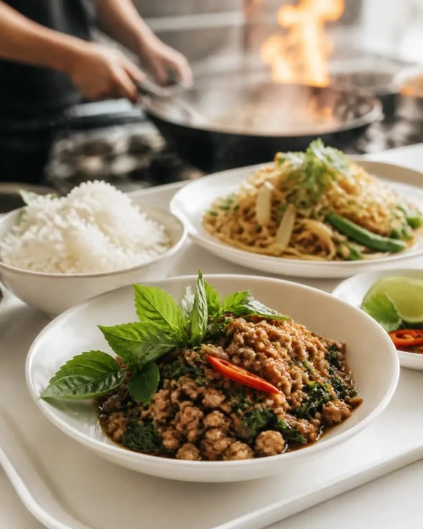 Koa Thaï street food cantine, plats thaïs servis façon cantine de rue à Strasbourg
