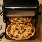 Four a pizza miniature avec pierre réfractaire, mini pizzas et accessoires