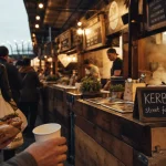 KERB street food Londres : marché street food en plein air