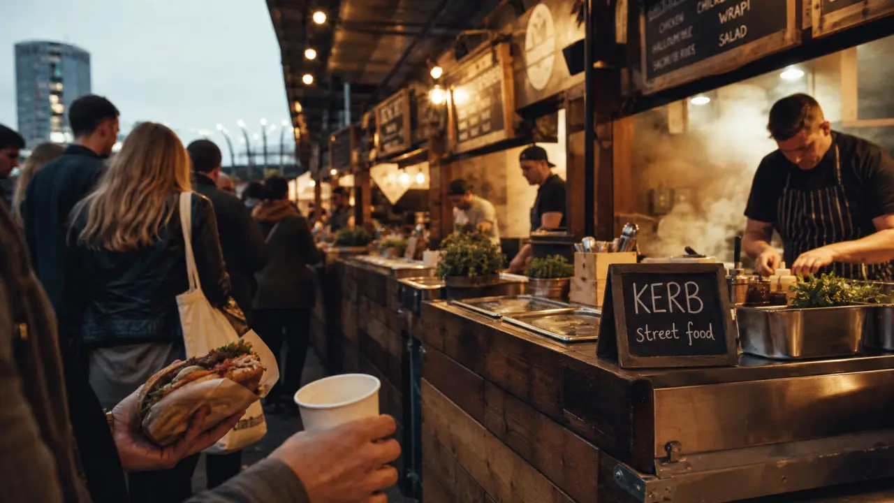 KERB street food Londres : marché street food en plein air