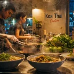Koa Thaï street food cantine à Strasbourg : bols thaï fumants et cuisine ouverte