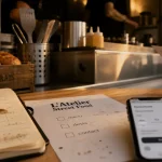 l'atelier street food : carnet et réservation pour menu et contact
