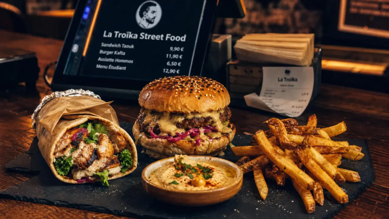 La troïka street food : menu libanais à Paris 15e, prix et livraison