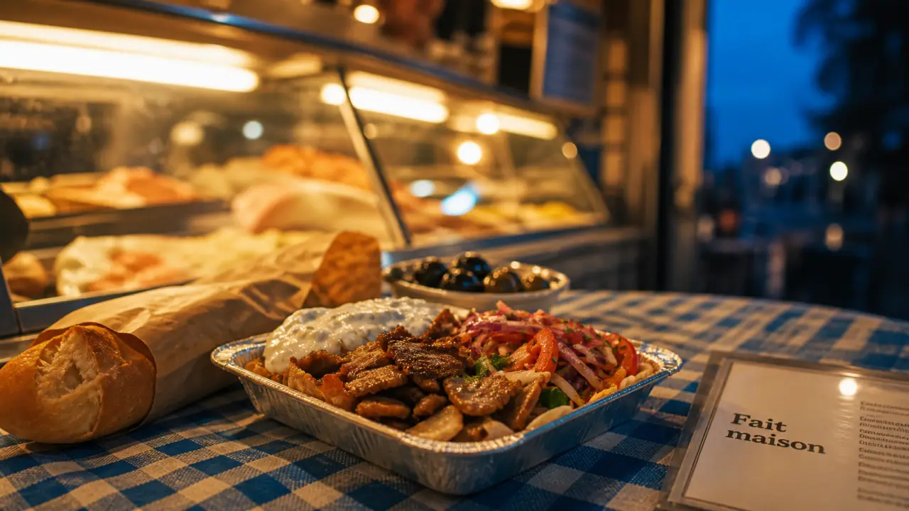 Les filous nice street food grecque : gyro, tzatziki, comptoir street food à Nice