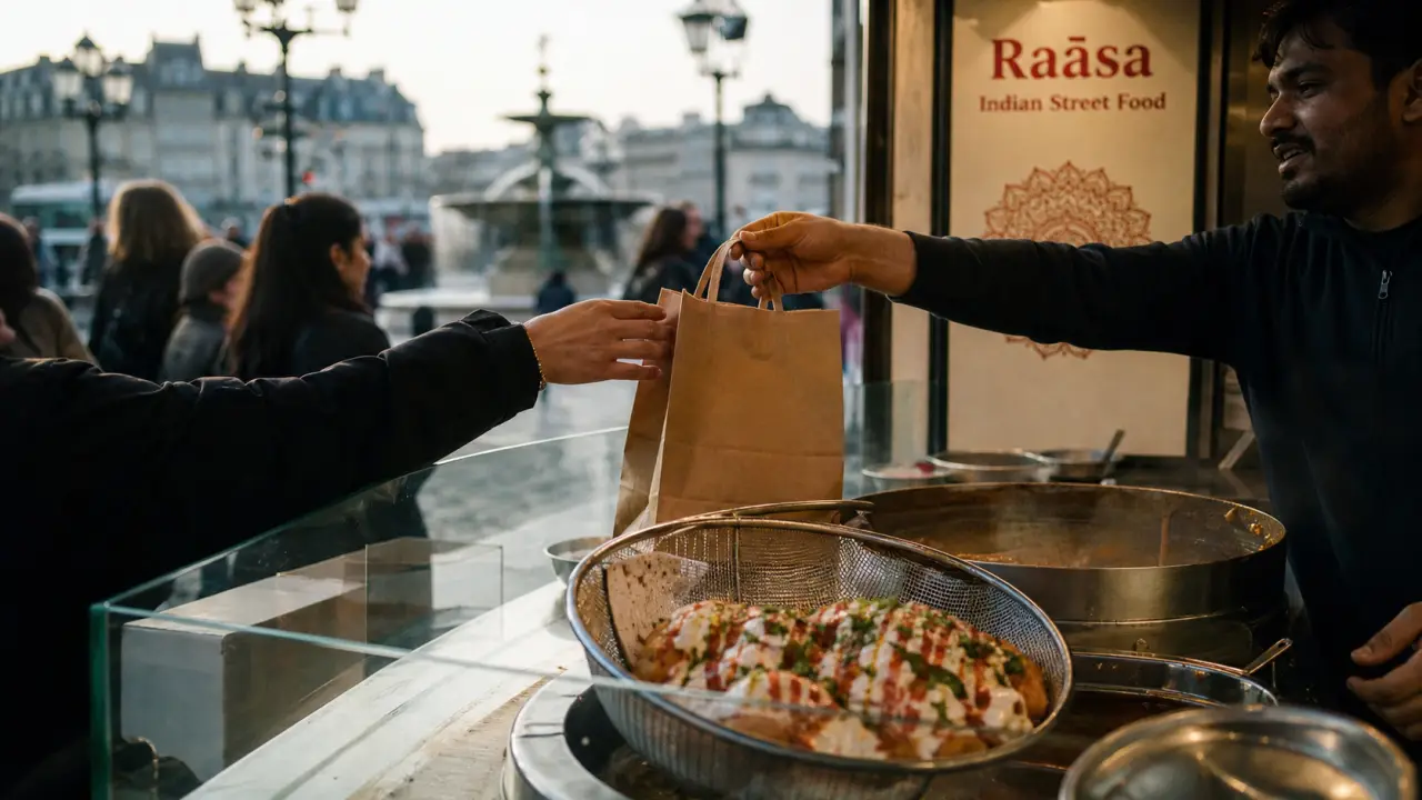 raāsa indian street food à Châtelet, plat indien en livraison à emporter