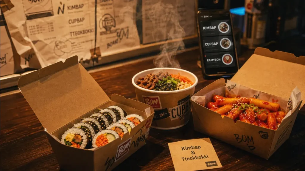 Sopoong - street food coréenne à Bordeaux : kimbap et cupbap, livraison rapide
