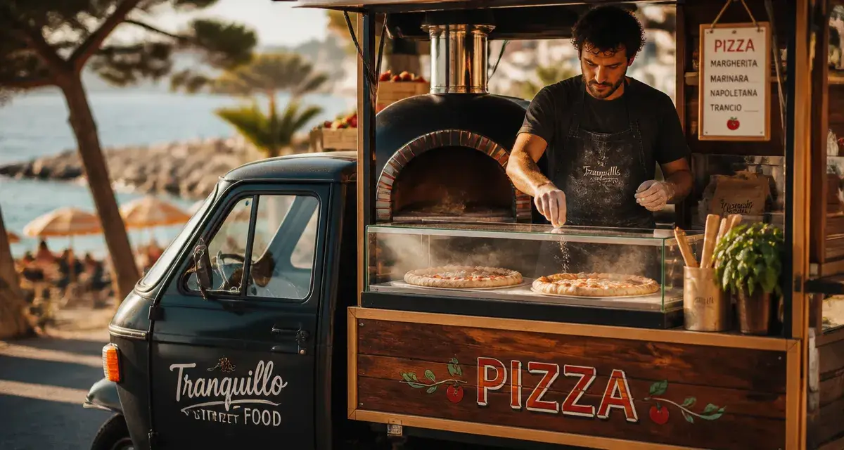 Tranquillo street food : pizza napolitaine sur triporteur à Marseille