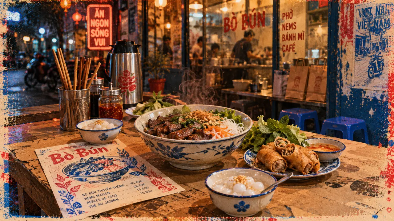bolkiri bondy street food viêt : bò bún et nems