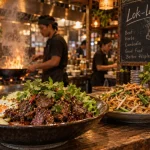 nâga street food antibes : lok-lak et nouilles lot-tcha