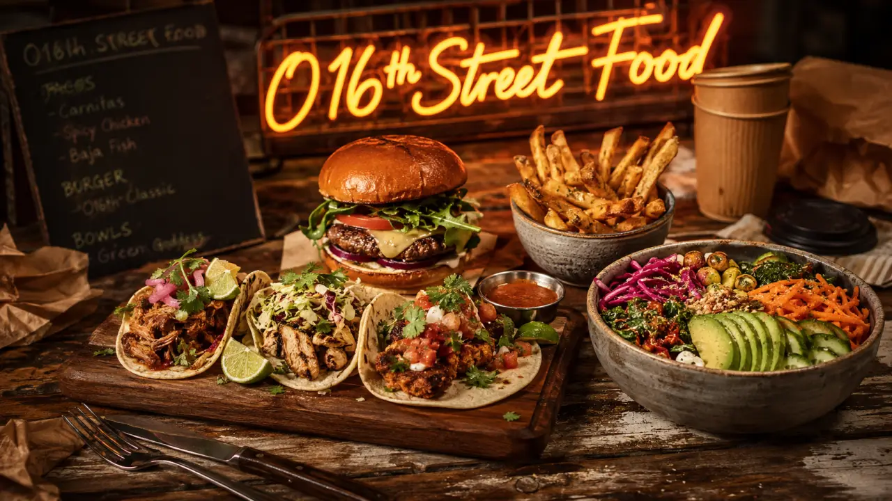 o16th street food : tacos, burger et frites à emporter à Saint-Aignan