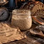 Qu est ce que le levain : bocal de levain naturel bulleux