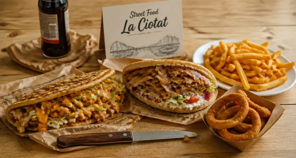 Street food la ciotat : tacos et kebab à la broche, frites et onion rings