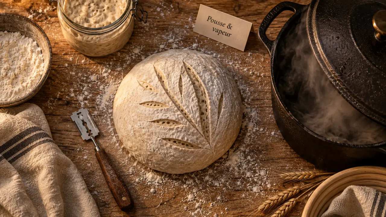 Pourquoi mon pain au levain ne gonfle pas à la cuisson : levain, apprêt et four à vérifier